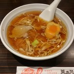 菜香苑 - ラーメン（ラーメン・半チャーハンセット880円）