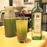 まさか - プレミアム鏡月＆抹茶青汁♪