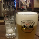 熱中酒場 夢吉 - タイムサービス１８８円ビール