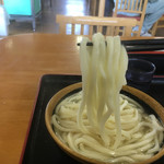 大釜うどん - 綺麗な色した釜揚げ