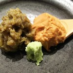 傳 - (2017年4月　訪問)ふき味噌とあん肝。とても洗練された美味しさ♪