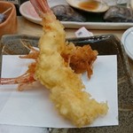 すしざんまい - 赤海老の天ぷら
