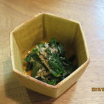 ら すとらあだ - ニラのお浸し