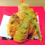 Kuzushi Kappou Koman - 昼定食の天ぷら
