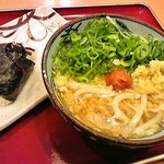 Kompira Seimen - おにぎりと梅あんかけうどん