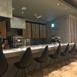 エスキス サンク - 店内　カウンター席