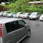 谷川米穀店 - これがお店の上にある駐車場です。 １５台も止めればいっぱいです。