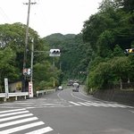 谷川米穀店 - さっきの落合橋を渡りきって徳島方面の道です。 山間の道です。 緑がいっぱいです。