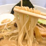 麺屋 奥右衛門 - 塩白湯麺リフト