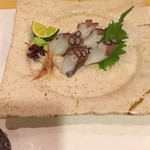 たこ茶屋 - 活きたこ炙りぶつ切り（1180円）