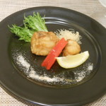 ややダイニング - あんこうの唐揚げ　2017.4