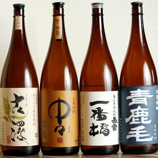 You may even come across rare brands of shochu◎