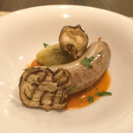 カーサ・デル・チーボ - ブレス鶏 いろいろな部位のサルシッチャ カチャトーラ仕立て