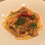 カーサ・デル・チーボ - グラニャネージ社スパゲッティ ブレス鶏のポッロ アッラ ロマーナ