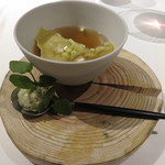 Vel  ROsier - 1704_Vel ROsier_スープ 湯餃 黄韮 老少平安 クレソン