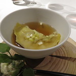 Vel  ROsier - 1704_Vel ROsier_スープ 湯餃 黄韮 老少平安 クレソン