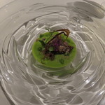 Vel  ROsier - 1704_Vel ROsier_前菜② ホタルイカ うすい豆 新玉葱 金華ハム