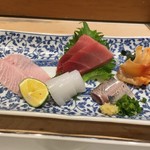 光悦 - コース内の刺し盛り