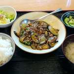 さいとう - めし処 さいとう なすのピリ辛炒め定食 税込680円