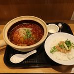 トゥーランドット - 辣香担々麺と鮭のXO醤ご飯