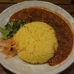 SPICY CURRY 魯珈 - 限定カレー 荒挽き鶏ももキーマカレー