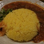 SPICY CURRY 魯珈 - 限定カレー 荒挽き鶏ももキーマカレー