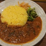 SPICY CURRY 魯珈 - 限定カレー 荒挽き鶏ももキーマカレー