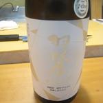 鮨 猪股 - 羽根屋プリズム純米吟醸究極しぼりたて