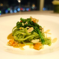 エノテーカ ピンキオーリ 名古屋 - 手打ちタリオリーニ 菜の花、トマトとムール貝のソース　ハーブの香り