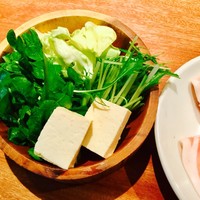 しゃぶしゃぶ KINTAN 代官山本店 - おかわりの野菜