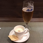 創作イタリアン Gemelli - 前菜 枝豆のスープ