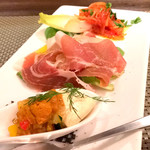 創作イタリアン Gemelli - 前菜3点盛り ビールやワインにぴったり