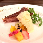 創作イタリアン Gemelli - デザート ブルーベリーチーズケーキ