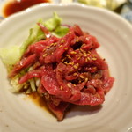 Kyouyakunikuyoshida - 和牛カメノコの炙り