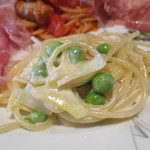 エノテカ・オルモ・デル・カウカソ - 春キャベツとグリンピース