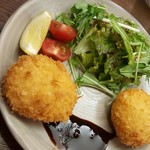 おかもと - カニクリームコロッケ