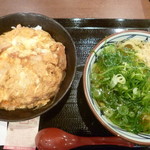 丸亀製麺 - 親子丼定食（税込780円）