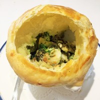 レストラン アラジン - 中にはツブ貝やきのこ