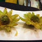 松本 - フキノトウの天ぷら