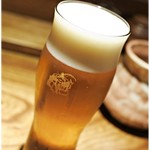 とり喜 - 生。まずはこいつでかんぱい！