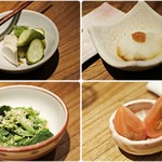 とり喜 - お通しなど