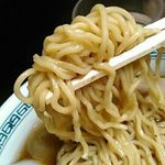 中華そば つけ麺 甲斐 - 麺リフト