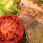 饗 くろ喜 - 浅蜊白湯そば トッピングアップ（饗 くろ㐂） 2017.4