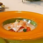 ロオジエ - 甘海老とフヌイユのラザーニュ仕立て、ソース・プロヴァンサルのオレガノ風味