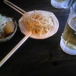 3冷ホッピー、もやし