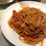 ミル・クール - 魚介のトマトソースパスタ