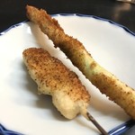 ソフト串かつ 富かつ - アスパラ、ねぎま 各240yen