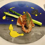 Grand rocher - 平山郁夫さんの「シルクロード」を想わせる金目鯛のソテーサフランソース