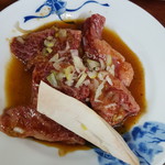 焼肉宝園 - 中落げたカルビ１０００円