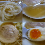 青竹手打ラーメン 日向屋 - 麵・スープ・チャーシュー・煮たまご